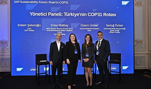 COP31 öncesi şirketlerin sürdürülebilirlik yol haritası SAP Forumu'nda ele alındı