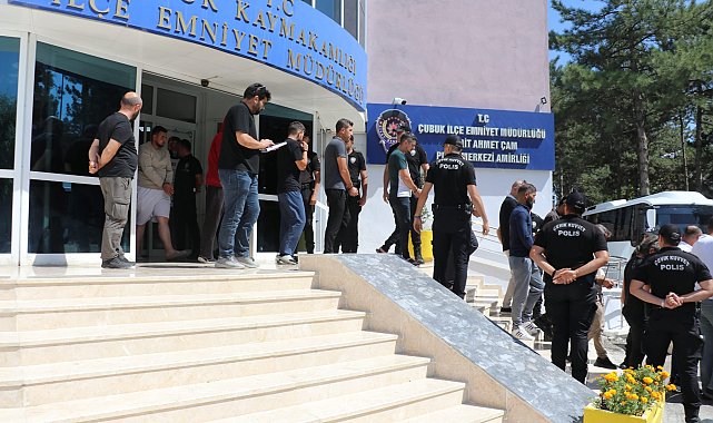 Çubuk'ta uygulama noktalarını paylaşanlara operasyon: 36 gözaltı