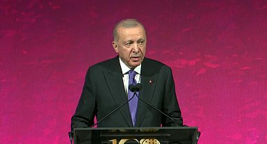 Cumhurbaşkanı Erdoğan, '100 Yıllık Dostluk: Türkiye-Amerika Birleşik Devletleri' etkinliğinde konuştu