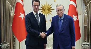 Cumhurbaşkanı Erdoğan, Almanya'nın Kuzey Ren-Vestfalya Eyaleti Başbakanı Wüst'ü kabul etti