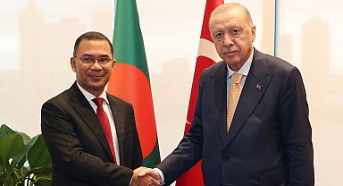 Cumhurbaşkanı Erdoğan, Bangladeş Başbakanı Rahman ile bir araya geldi