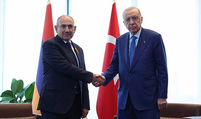Cumhurbaşkanı Erdoğan, Ermenistan Başbakanı Paşinyan'ı kabul etti