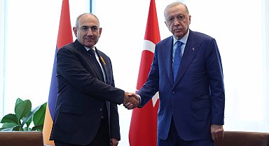 Cumhurbaşkanı Erdoğan, Ermenistan Başbakanı Paşinyan'ı kabul etti