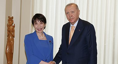 Cumhurbaşkanı Erdoğan, Japonya Başbakanı Sanae Takaichi ie görüştü
