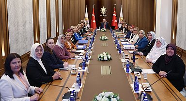 Cumhurbaşkanı Erdoğan, kadın belediye başkanlarını kabul etti