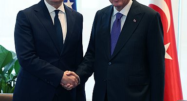 Cumhurbaşkanı Erdoğan, Kosova Başbakanı Kurti ile görüştü