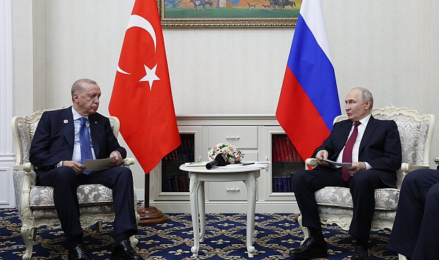 Cumhurbaşkanı Erdoğan, Rusya Devlet Başkanı Putin ile bir araya geldi