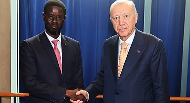 Cumhurbaşkanı Erdoğan, Senegal Cumhurbaşkanı Faye ile görüştü