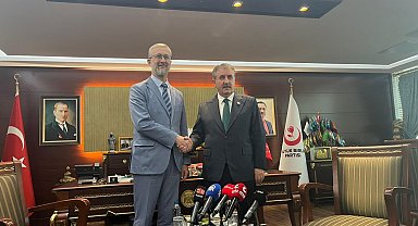 Destici, Ukrayna Büyükelçisi Celalov ile bir araya geldi
