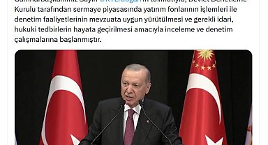 Devlet Denetleme Kurulu Başkanı Tanrıkulu'dan sermaye piyasalarına ilişkin açıklaması
