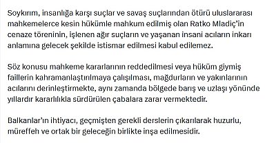 Dışişleri Sözcüsü Keçeli'den Mladiç için askeri tören düzenlenmesine tepki