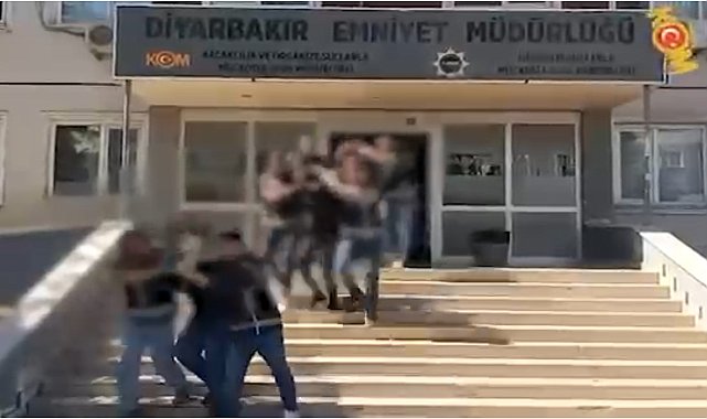 Diyarbakır'da suç örgütü operasyonunda 8 şüpheli tutuklandı