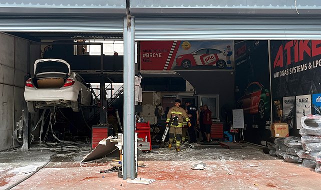 Edirne'de otomobil tamirhanesinde patlama; 1'i ağır, 2 yaralı