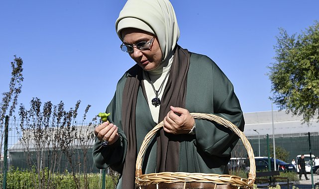 Emine Erdoğan, Türkiye Milli Botanik Bahçesi'ni ziyaret etti