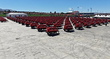 Erzurum'da 150 kırsal mahalleye olası yangınlara karşı su tankeri dağıtıldı
