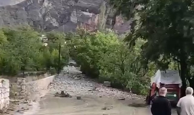 Erzurum'da sel hasara yol açtı