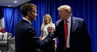 Fransa Cumhurbaşkanı Macron, ABD Başkanı Trump ile New York'ta bir araya geldi
