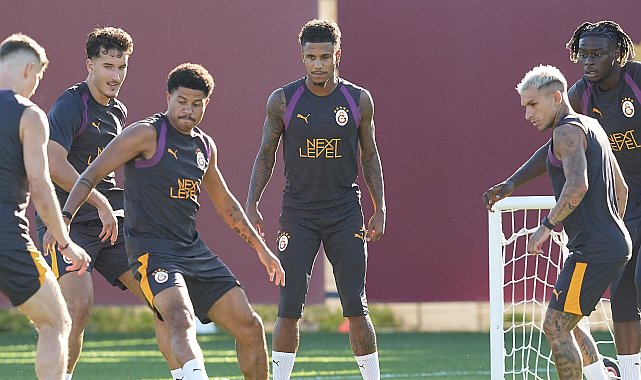 Galatasaray, Sporting maçının hazırlıklarına devam etti