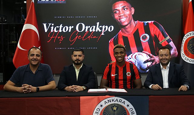 Gençlerbirliği, Victor Orakpo'yu kiralık olarak kadrosuna kattı