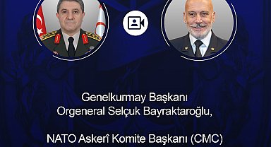Genelkurmay Başkanı Bayraktaroğlu, NATO Askeri Komite Başkanı ile görüştü