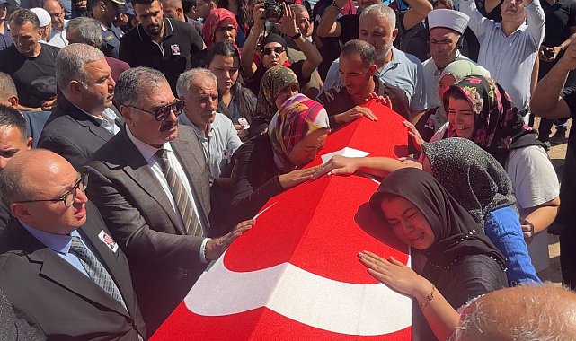 Girne açıklarındaki gemi kazasında hayatını kaybeden uzman çavuş toprağa verildi