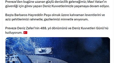 İletişim Başkanı Duran, 'Deniz Kuvvetleri Günü'nü tebrik etti