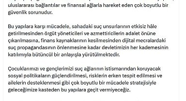 İletişim Başkanı Duran: Yeni nesil suç örgütleri çok boyutlu bir güvenlik sorunudur