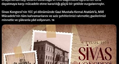 İletişim Başkanı Duran'dan 'Sivas Kongresi'nin yıl dönümü paylaşımı