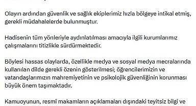 İletişim Başkanı Duran'dan Manisa'daki olaya ilişkin açıklama