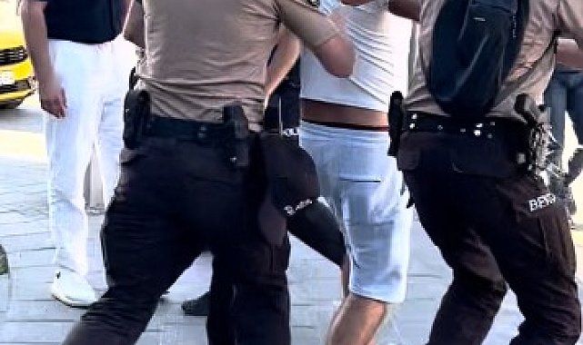 İnşaatta başlayan kavga polis merkezi önünde devam etti