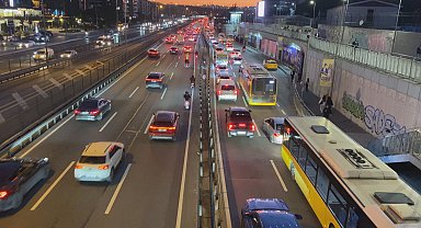 İstanbul'da trafik yoğunluğu yüzde 69'a ulaştı
