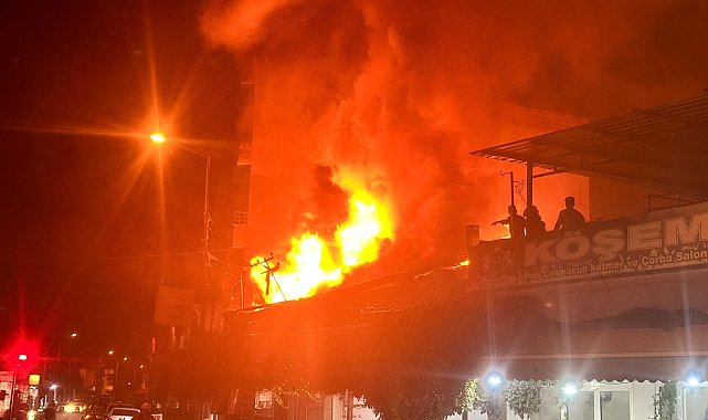 İzmir'de ekmek fırınında yangın