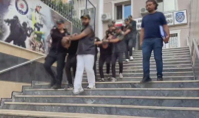 Kağıthane'de servis araçlarını ateşe veren 9 şüpheli tutuklandı