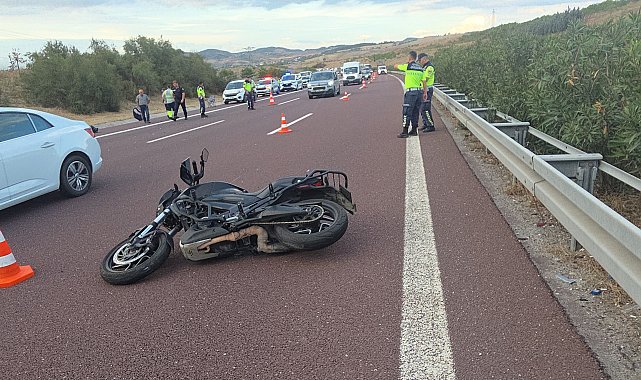 Kamyona arkadan çarpan motosikletin sürücü hayatını kaybetti