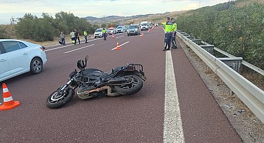 Kamyona arkadan çarpan motosikletin sürücü hayatını kaybetti