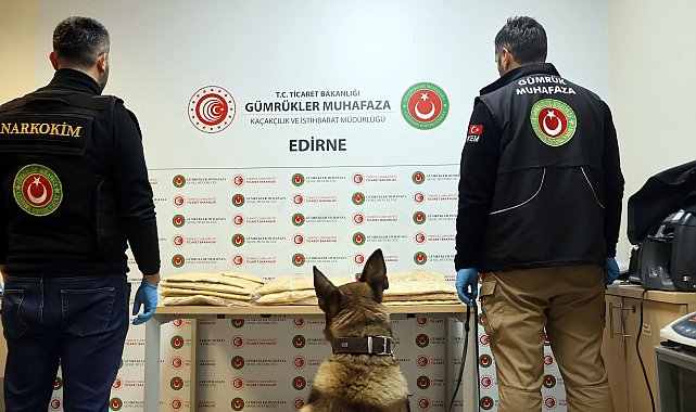 Kapıkule'de TIR'da 50 kilo 506 gram uyuşturucu ele geçirildi