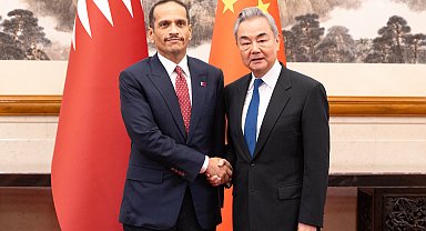 Katar Başbakanı Al Sani, Çinli mevkidaşı Wang ile görüştü