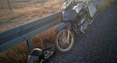 Kayseri'de bariyerlere çarpan motosikletin sürücüsü öldü
