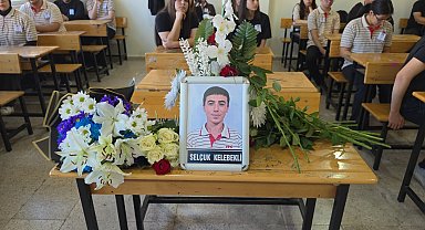 Kazada ölen 17 yaşındaki Selçuk, okulunda anıldı