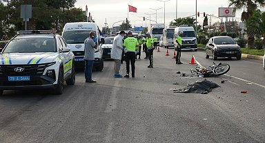 Kilis'te beton mikseri ile motosiklet çarpıştı: 1 ölü, 1 yaralı
