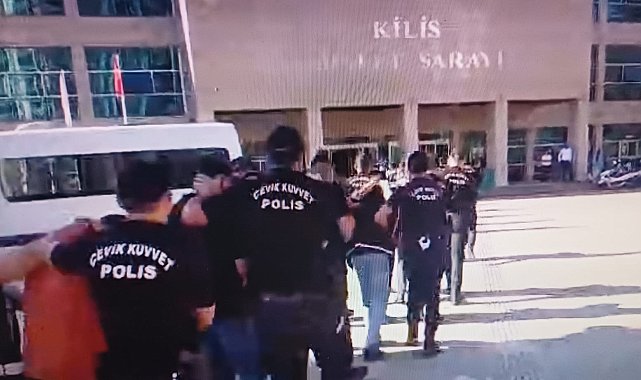 Kilis'te suç örgütü operasyonuna 11 tutuklama