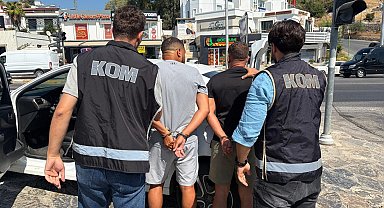 Kırmızı bültenle aranan şüpheli, Bodrum'da yakalandı