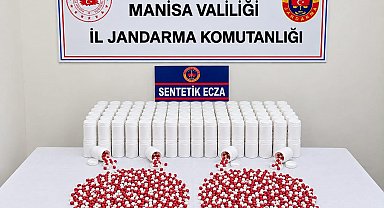 Kırsal alana gizlediği 12 bin 450 sentetik hapla ele geçirilen şüpheli tutuklandı