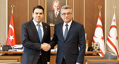 KKTC Cumhurbaşkanı Erhürman, TİKA Başkanı Eren'i kabul etti