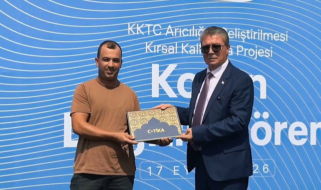 KKTC'de 170 arıcıya bin modern arı kovanı dağıtıldı
