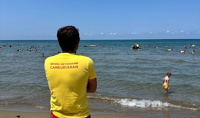 Kocaeli sahillerinde boğulma tehlikesi geçiren 527 kişi kurtarıldı