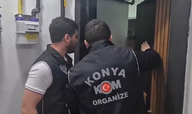 Konya'da 'Kıskaç' operasyonu: 20 gözaltı