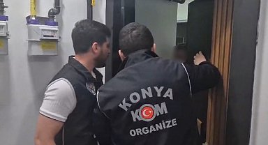 Konya'da 'Kıskaç' operasyonu: 20 gözaltı