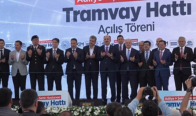 Konya'da Adliye-Şehir Hastanesi tramvay hattı açıldı