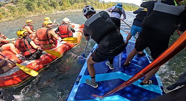 Köprülü Kanyon'da ilk Big SUP deneyimi